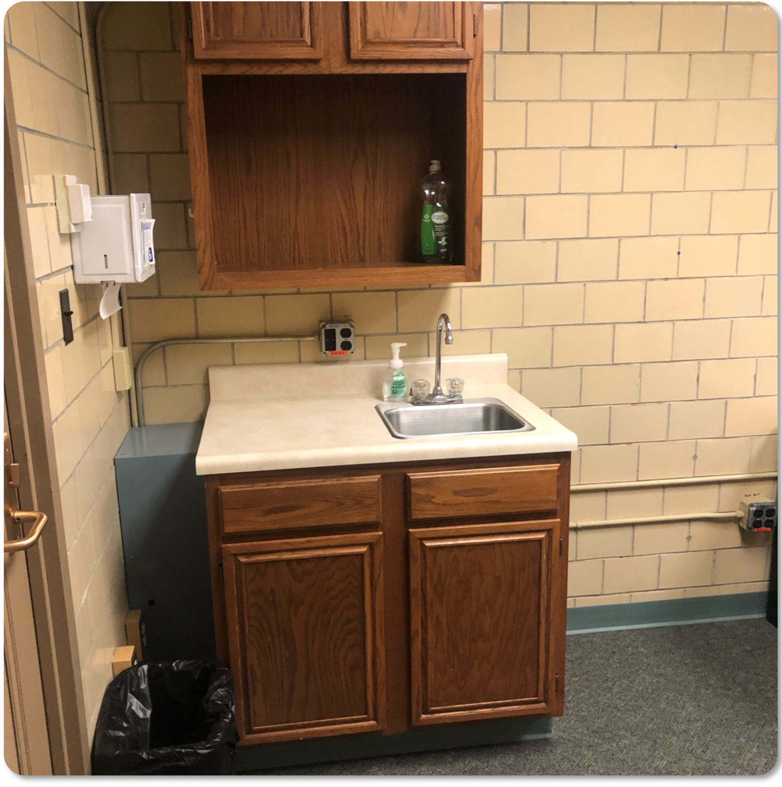 Sink and cabinents